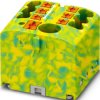 Distribution block, push-in connection, 0.5-10 mm², 41 A, 6 kV, green/yellow, 1091669
