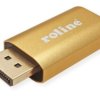 ROLINE GOLD Adapter DisplayPort - HDMI 4K@60 (wtyk / gniazdo) złoty
