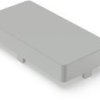 Aperture, rectangular, (L x W x H) 27.85 x 14 x 5.5 mm, light gray, for short-stroke pushbutton, 5.46.681.004/0700