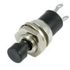 Black Mini Off(On) Momentary Switch SPST