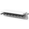 Pin header, 8 pole, pitch 3.96 mm, straight, natural, 1-1123723-8