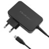 Qoltec Ładowarka GaN POWER PRO 1xUSB-C 90W 5-20V 3-4.5A Laptop Smartfon Czarna
