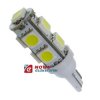 Dioda LED T10 9SMD5050 W 12V W5W Biała 12V