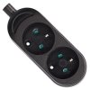 2x2P+Z czarne gniazdo Jonex/P-L GN-270