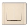FLEXI Przycisk dwubiegunowy beżowy 1FWP-44.2
