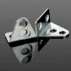 Miniature L-shaped Angle Mounting Bracket - 2.5/3mm Axle Support - 10pcs