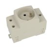 Gniazdo elektryczne na szynę DIN 230V/16A AUS16B
