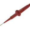 Końcówka pomiarowa; 20.155.1; czerwony; 1mm; wtykany (gniazdo bananowe 4mm); 1A; 600V; 129,5mm; bezpieczny; stal nierdzewna; PA;