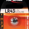 5015293 Alkaline button cell, 95 mAh, LR43