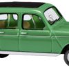 Wiking 0224 46 H0 Model samochodu Renault R4 ze składanym dachem w kolorze zielonym