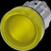 Light attachment, illuminable, waistband round, yellow, mounting Ø 22.3 mm, 3SU1051-6AA30-0AA0