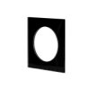 Ramka kwadrat pojedyncza, szkło czarne TYP: LSR-SCK-X1 KONEKTO
