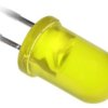 Dioda LED 12V 5mm okrągła L53Y żółta