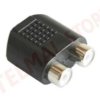 Adapter gn. JACK 3,5mm st. - 2* gn. RCA 00430 A179