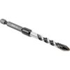 Stone/tile drill bits, Ø 8 mm, 1/4" bit, 105 mm, arrowhead, carbide, T3115 080