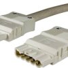 Adapter przyłączeniowy sieci zasilania Adels-Contact 14875530 15 szt.