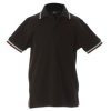 AOSTA LADY BLACK POLO M/CORTA