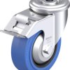 Blickle 941862 LER-POEV 100XR-FI-SB-FA Rolka obrotowa z blachy stalowej Średnica koła: 100 mm Maksymalne obciążenie: 150