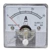 Amperomierz analog n/t 30A DC 5x5cm DH-50