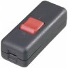 interBär 8010-004.01 Pull Switch Black/Red 2x Off/On 10A Strain Relief