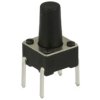 Mikroprzycisk; 6x6mm; 9,5mm; KAN0612N-095; 6mm; przewlekany (THT); 4 piny; czarny; OFF-(ON); 50mA; 12V DC; 160gf; Tactronic; RoH