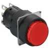 Przycisk podśw. czerw. okr. O 16, kryty z sam. powr., 24 V, 1 OC XB6EAW4B1P