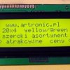 AC-2004B YHY-Y/G-E6 wyświetlacz alfanumeryczny 4x20 znaków