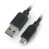 Przewód microUSB B - A 2.0 Hi-Speed Goobay czarny - 1m