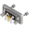 D-Sub socket, 5 pole, 5W1, equipped, angled, solder pin, 15-005623