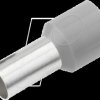 187226 Aderendhülse isoliert 4,0 mm²/12 mm, verzinnt, grau, 100er Pack