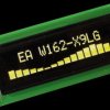 EA W162-X9LG OLED display, 2x16, 85x36mm, yellow