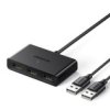 Ugreen Przełącznik Adapter Switch Box Usb 2 Wejścia - 3 Wyjścia Czarny (Cm409)