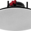 Monacor EDL-82HQ Głośnik sufitowy PA 100 W 100 V biało-czarny 1 szt.