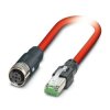 Kabel kat. 5 Cat5 długość 2m Z zakończeniem Phoenix Contact PVC