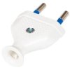 Wtyczka sieciowa WT-1 prosta 2,5A, płaska biała; Plastrol