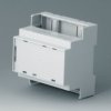 PC DIN rail enclosure, (L x W x H) 58 x 88 x 90 mm, light gray, B6704106