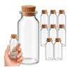 Butelka Szklana 5ml x10 szt Mini Transparentna Buteleczka z Korkiem 1,8x4cm