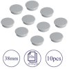 HM38 12 Magnets, 38 mm, grey, 10 pieces