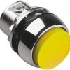 Przycisk, Ø 29.6mm, IP65, kolor: Żółty, Allen Bradley, 800F