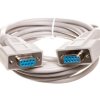 Kabel połączeniowy RS232 1:1 Typ DSUB9/DSUB9, Ż/Ż beżowy 3m AK-610106-030-E