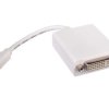 Kabel adapter miniDisplayPort 1.1a Typ miniDP/DVI-I(24+5), M/Ż biały 0,15m AK-340406-001-W