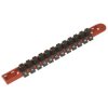 Sealey AK3812 Socket Retaining Rail with 12 Clips 3/8"sq Drive
