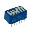 Dip switch x6 kołyskowy niebieski