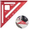 Kątownik stolarski ciesielski aluminiowy 180mm Ekierka budowlana MILWAUKEE