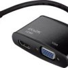 adapter DisplayPort, HDMI, VGA Renkforce, mini-DisplayPort => HDMI, VGA, czarny, 15.00 cm, Wykonanie złącza: proste
