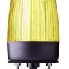 Lampa sygnalizacyjna LED 24 V AC/DC błyskanie, Obrotowe, Stałe, Stroboskop Żółty Poziomo, montaż lampy, pionowo LED