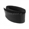 Koszulka poliestrowa pleciona 85mm na rzep czarny