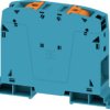 Through terminal block, push-in connection, 95 mm², 232 A, 8 kV, blue, 2694160000
