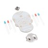 Sparkfun Day of the Geek - Soldering Badge Kit (White with Copper Trace)