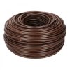 Kabel instalacyjny LgY / H07V-K 4mm2 jednożyłowy brązowy 450/750V giętki linka Prysmian /100m/